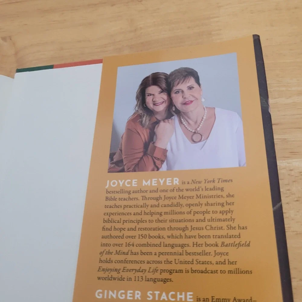 Healing the Wounds of Rejection Joyce Meyer Ginger Stache Hardcover Book 2024
